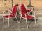Raspberry Red Stacking Spaghetti Chairs, Set of 4, Image 4