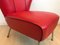 Restored Tubular Metal & Leatherette Ear Chair from Drabert, Image 10