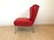 Restored Tubular Metal & Leatherette Ear Chair from Drabert 6