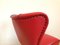 Restored Tubular Metal & Leatherette Ear Chair from Drabert 13