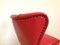 Restored Tubular Metal & Leatherette Ear Chair from Drabert, Image 13