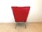 Restored Tubular Metal & Leatherette Ear Chair from Drabert 9