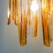 Murano Glass Flower Petal Pendants from Mazzega, 1970s, Set of 2, Image 12