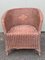 Pink Synthetic Wicker Garden Tub Chair 1