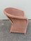 Pink Synthetic Wicker Garden Tub Chair 6