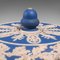 Victorian English Jasperware Cheese Keeper or Serving Dome in the Style of Wedgwood 9