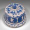 Victorian English Jasperware Cheese Keeper or Serving Dome in the Style of Wedgwood 6