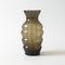 Vase Art Déco en Verre Optique de Doyen, Belgique, 1930s 1