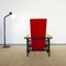 Minimalist Rood Blauwe 635 Armchair by Gerrit Thomas Rietveld for Cassina, 1960s, Image 2