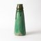Antique Green Glazed Ceramic Vase from Faiencerie Thulin 5