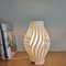 Italian Modernist White Acrylic Swirl Table Lamp by Linezero 2