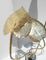 Italian Brass Leaves Floor Lamp by Tommaso Barbi, 1970s 6