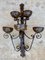 Mid 20th Century Spanish Iron Sconces, Set of 2 6