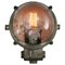 French Industrial Gray Cast Iron Wall Lamp from Mapelec Amiens 3