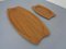 Danish Trays in Teak from Silva, 1960s, Set of 2 3