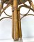 Sgabello in bambù e vimini, Francia, anni '50, Immagine 6