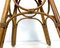 Tabouret en Bambou et Rotin, France, 1950s 11