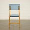 Sessile Oak, Foam, Velvet & Aluminium Chairs, Italy, 1950s, Set of 6 10