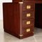Desk in Rosewood & Leather, Italy, 1960s, Image 8
