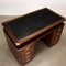 Desk in Rosewood & Leather, Italy, 1960s, Image 3