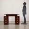 Desk in Rosewood & Leather, Italy, 1960s, Image 2