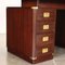 Desk in Rosewood & Leather, Italy, 1960s, Image 7
