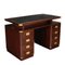 Desk in Rosewood & Leather, Italy, 1960s 1
