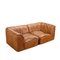 Deca Sofa in Leather by Tito Agnoli for Arflex, Italy, 1970s 2