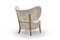 Moonlight Sheepskin Tmbo Lounge Chair by Mazo Design 4