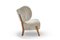 Moonlight Sheepskin Tmbo Lounge Chair by Mazo Design, Image 3
