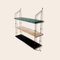 Mixed Marble and Black Steel Morse Shelf from Oxdenmarq 2