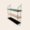 Mixed Marble and Black Steel Morse Shelf from Oxdenmarq, Image 2