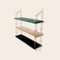 Mixed Marble and Black Steel Morse Shelf from Oxdenmarq, Image 4