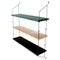 Mixed Marble and Black Steel Morse Shelf from Oxdenmarq 1