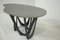 Blue Grey Concrete Steel Sculptural G-Table from Zieta 5