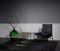 Large Grey Marble and Black Steel Ninety Coffee Table by Ox Denmarq 4