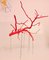 Red Handmade Suspended Branches Sculpture by Le Jellyfish 2