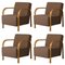 Kvadrat/Hallingdal & Fiord Arch Lounge Chairs by Mazo Design, Set of 4 1