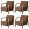 Kvadrat/Hallingdal & Fiord Arch Lounge Chairs by Mazo Design, Set of 4, Image 1