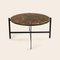 Large Brown Emperador Marble Deck Coffee Table by Ox Denmarq 2