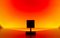 Lampada da tavolo Sunset Halo rossa di Mandalaki, Immagine 3