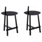 Black Altay Side Tables by Patricia Urquiola, Set of 2, Image 1