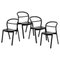 Black Katsu Chairs by Made by Choice, Set of 4 1