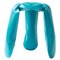 Mini Tabouret Plopp Bleu Eau par Zieta 1