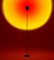 Sunset Red Halo One Floor Lamp by Mandalaki 2
