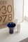 Große blaue Kyo Keramikvase und große weiße Kyo Vase Star von Mazo Design, 2er Set 4