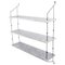 White Carrara Marble and Black Steel Morse Shelf by Ox Denmarq, Image 1