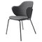 Dark Gray Fiord Let Chair by Lassen 1