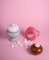 Cream, Almond and Pink Bon Bon Sugar Bowl by Helle Mardahl 4