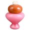 Cream, Almond and Pink Bon Bon Sugar Bowl by Helle Mardahl 1